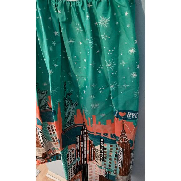 Sucrefas XXL New with Tags Striped Cityscape Fit and Flare Dress - Picture 3 of 11